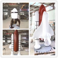 苏州工厂定制火箭雕塑 彩绘模型雕塑 科技展览道具制作